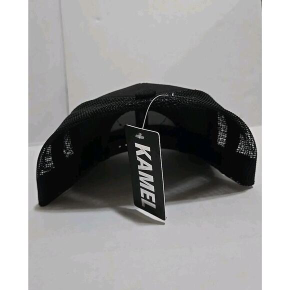 Mexico Eagle Leather Trucker Hat Cap SnapBack Black - Picture 4 of 8